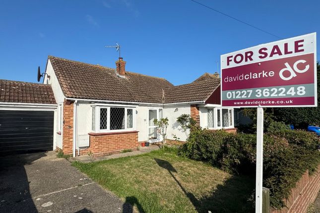 Coventry Gardens, Herne Bay, CT6 6SD 2 bed detached bungalow for sale