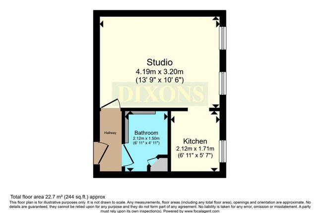 Studio flat for sale