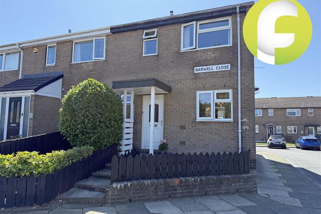 Barwell Close, Wallsend 3 bed end of terrace house for sale