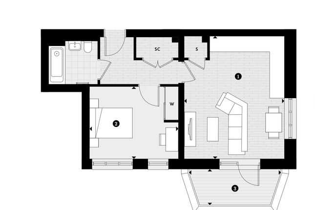 1 bedroom apartment for sale