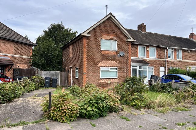 Crossfield Road, Kitts Green, Birmingham 2 bed end of terrace house for sale