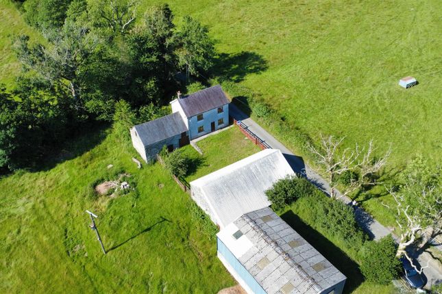 Ffarmers, Llanwrda 2 bed property with land for sale