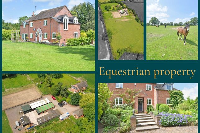 Moreton Wood, Shropshire, TF9 3RX 5 bed equestrian property for sale