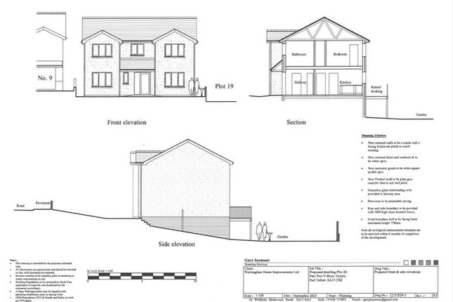 Parc Pen Y Bryn, Goytre, Port Talbot... Plot for sale