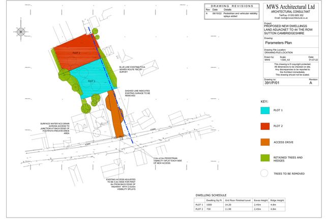 adjacent 44 The Row, Sutton CB6 Land for sale