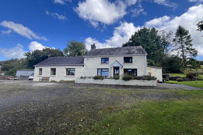 Crugybar, Llanwrda, Carmarthenshire. 3 bed property with land for sale