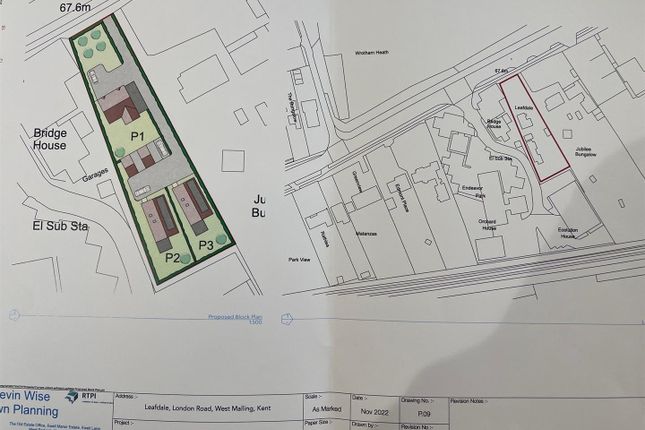 London Road, West Malling ME19 2 bed property with land for sale