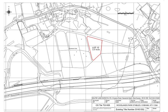 Woodlands Lane, Stoke d'Abernon... Plot for sale