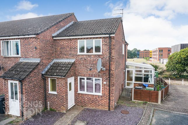 White Gates, Costessey, Norwich 2 bed end of terrace house for sale