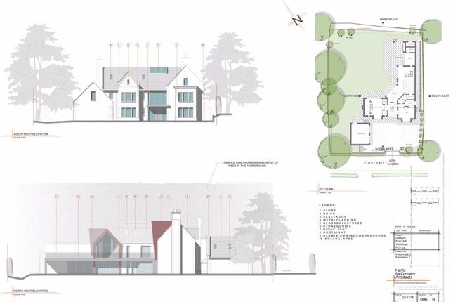 *BUILDING PLOT WITH FULL... 4 bed detached house for sale