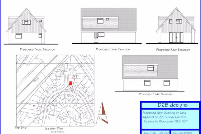 Sussex Gardens, Gloucester 3 bed property with land for sale