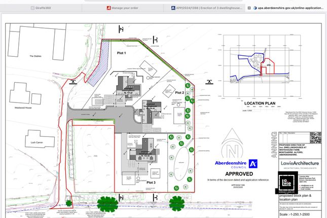 West Of Whitehouse Farm, Montgarrie... Plot for sale