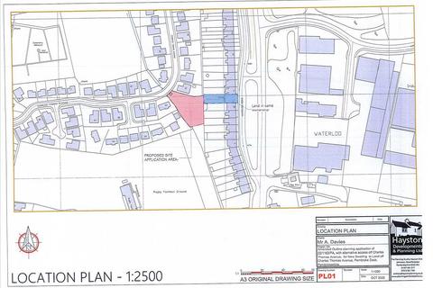 Building Plot, Charles Thomas... Land for sale