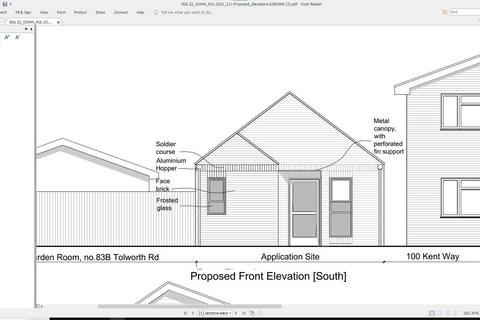 Tolworth Road, Surbiton, Surrey. KT6 Land for sale