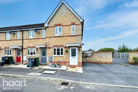 Nichols Grove, Braintree 2 bed end of terrace house for sale
