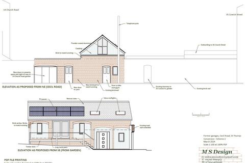 Exeter EX4 2 bed property with land for sale