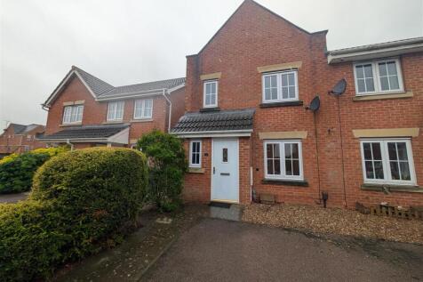 Buttermere Close, Melton Mowbray 3 bed end of terrace house for sale