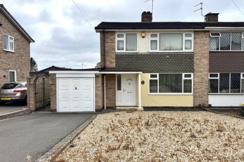 Rosedale, Whitwick, Coalville, LE67 3 bed semi