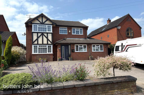 Heathcote Road, Bignall End 4 bed detached house for sale