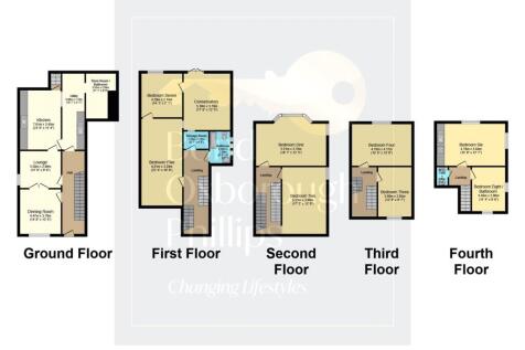 8 bedroom end of terrace house for sale