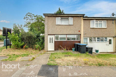 Canons Brook, Harlow 3 bed end of terrace house for sale