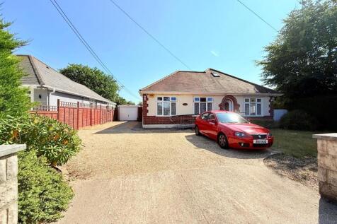 Christchurch Road, West Parley, Ferndown 4 bed detached bungalow for sale