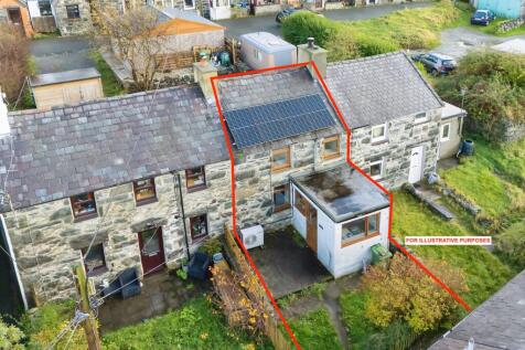 No 1 Tyn R'Ardd, Rhiwlas, Bangor... 2 bed terraced house for sale