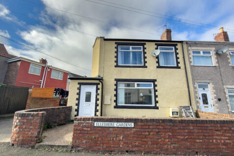 1 Ellesmere Gardens, Choppington... 2 bed end of terrace house for sale