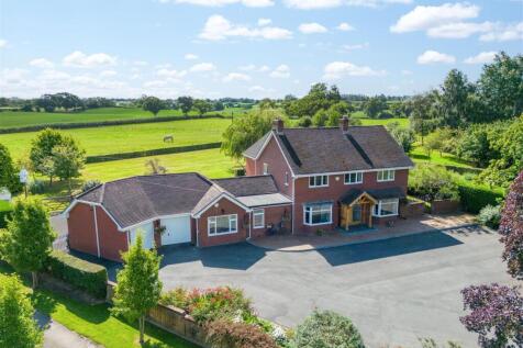 The Trench, Nr Ellesmere, Shropshire. 4 bed detached house for sale