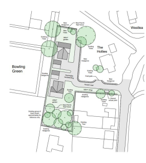 The Hollies, Villa Lane, Bicton... Plot for sale