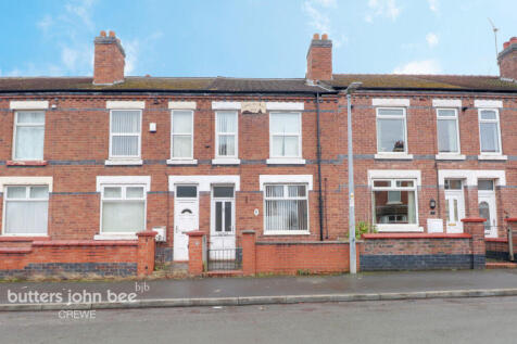 Hall O'shaw Street, Crewe 3 bed terraced house for sale