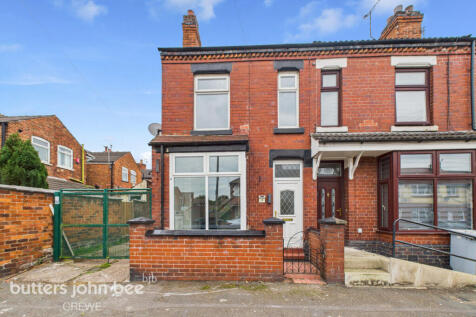 Fletcher Street, Crewe 3 bed end of terrace house for sale