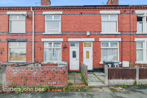 Stoneley Road, Crewe 3 bed terraced house for sale
