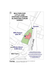 Okeford Fitzpaine. Milk Parlour... Cottage for sale
