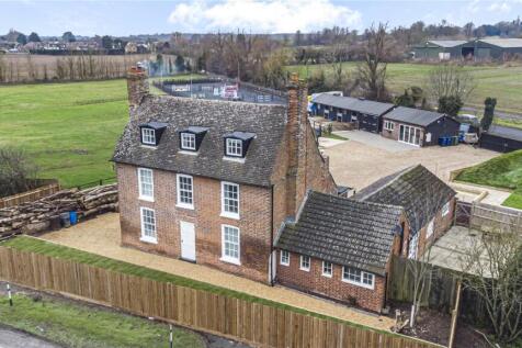 Great North Road, Southoe, St. Neots... 4 bed equestrian property for sale