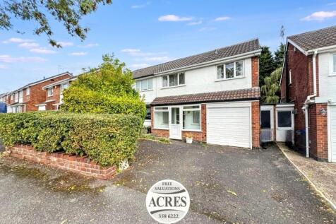 Claverdon Drive, Great Barr, Birmingham 3 bed semi