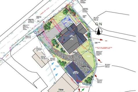 Building Plot At Pen Y Meusydd... 4 bed detached house for sale