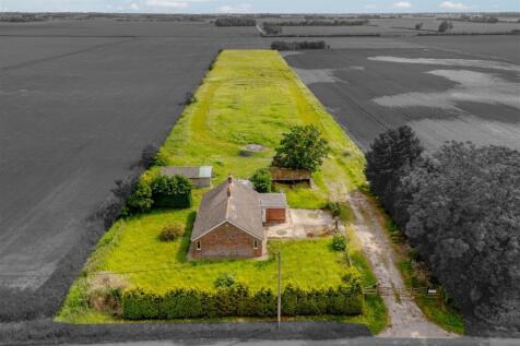 West Fen, Stickney, Boston 4 bed detached bungalow for sale