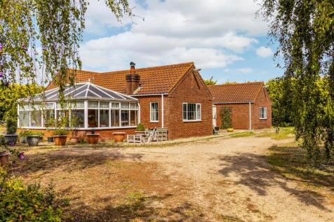 Newham Lane, Gipsey Bridge, Boston 4 bed detached bungalow for sale