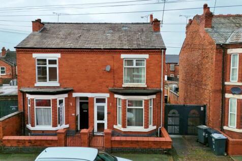 26 Ernest Street, Crewe, Cheshire... 2 bed semi