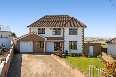 Bleadon Hill, commanding, 180 degree... 4 bed detached house for sale