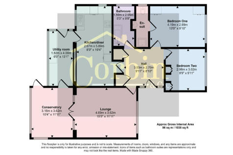 2 bedroom detached bungalow for sale