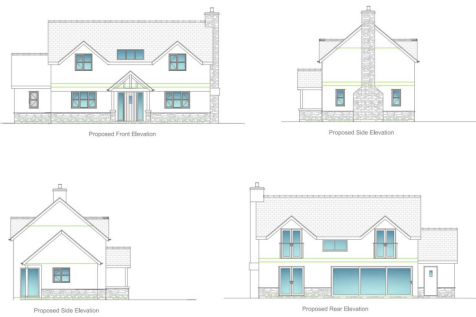 Building Plot at Bryn Eglwys... 3 bed property with land for sale