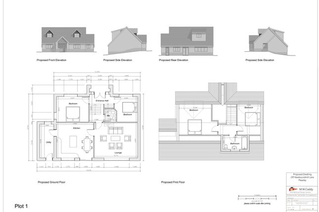 Land, in Plot 1, £175,000