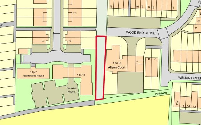 Land, in Land Adjacent To Alison Court, £10,000
