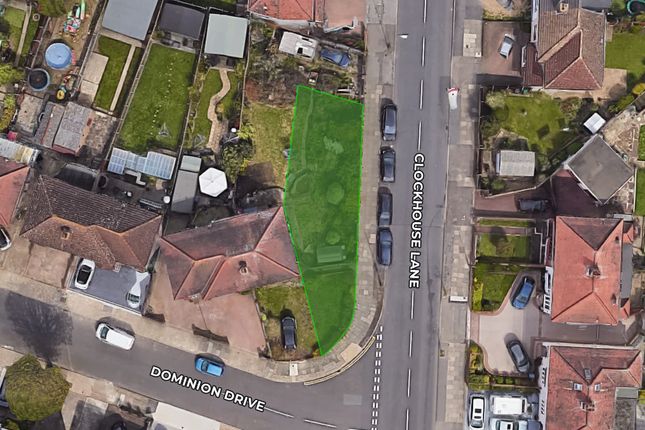 Land, in Land Adjacent To 113 Clockhouse Lane, £80,000