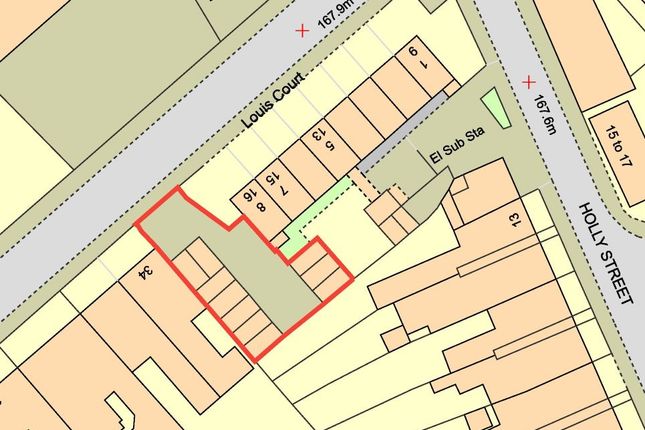 Land, in 10x Garages At Louis Court, £30,000