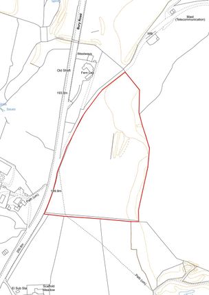 Land, in Bury Road, £35,000