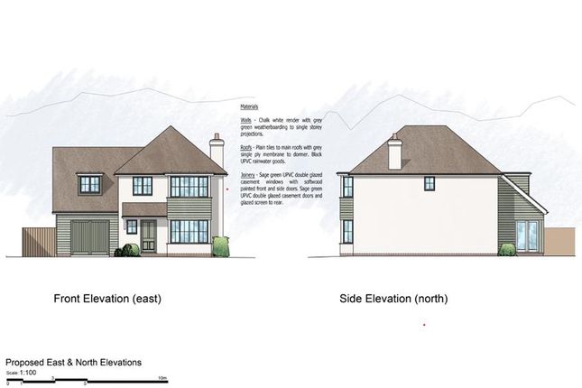 Land, in Potten Street, £150,000