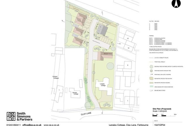 Land, in Clay Lane, £400,000